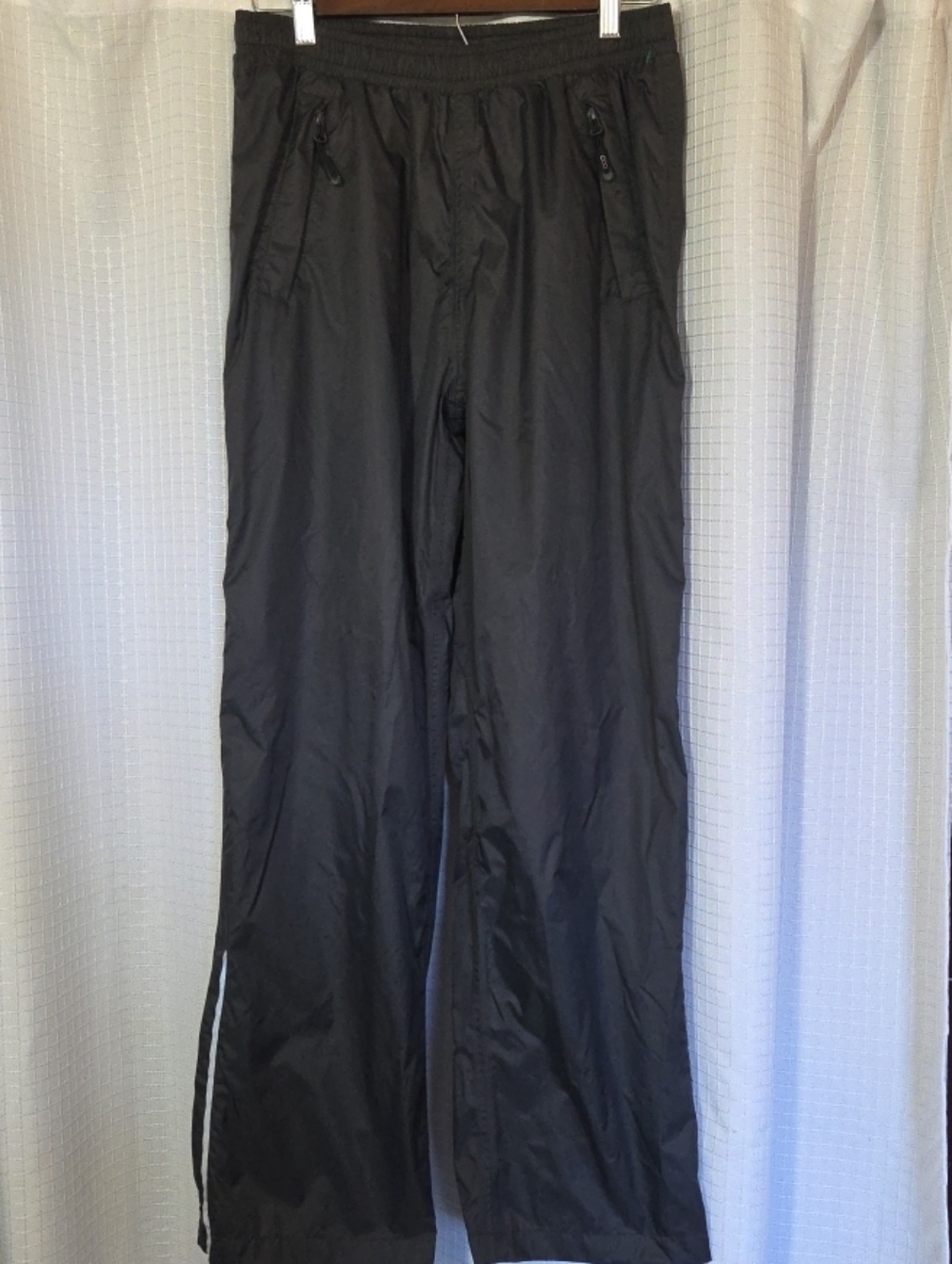 33000ft Waterproof Windproof Rain Pants Size S Hiking Camping Outdoor Gray 32x30